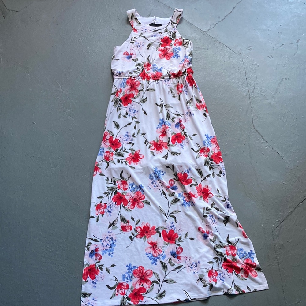 Long girls floral dress